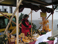 Stand auf dem Katharinenmarkt