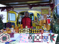 Stand auf dem Katharinenmarkt